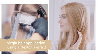 How To Color Virgin Hair with Koleston Perfect  Wella Professional [upl. by Jermaine755]