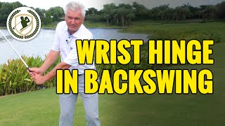 PROPER WRIST HINGE IN GOLF BACKSWING [upl. by Anemolihp]