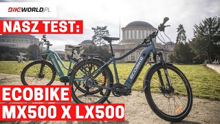 Test Rower elektryczny Ecobike MX 500 i LX 500 [upl. by Benedikt]