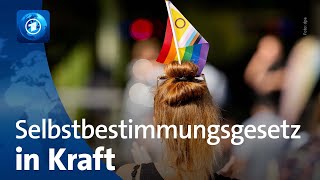 Selbstbestimmung beim Namen und Geschlechtseintrag Rechtsänderung in Kraft [upl. by Lsiel]