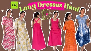 Modest Long Dresses Haul  Affordable Dress Haul  starting at Rs 429 Limeroad Honest Review [upl. by Ayhtak387]