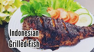 Ikan Bakar Pedas Manis  Indonesian Grilled Fish Recipe [upl. by Annawek]