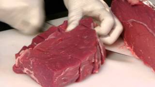 Cutting the Top Sirloin Center  Beef Alternative Merchandising [upl. by Christiano]