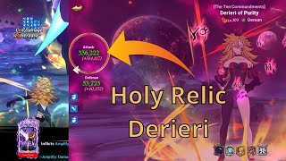 Holy Relic Derieri 7DS The Seven Deadly Sins Grand Cross SDSGC [upl. by Peggir170]