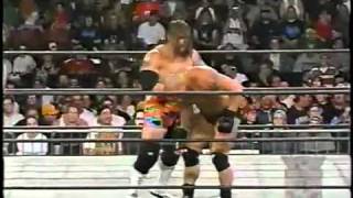 92297  Goldberg vs Hugh Morrus Debutmp4 [upl. by Nosdivad]