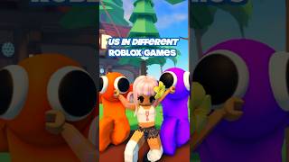 HOW WE LOOK IN DIFFERENT ROBLOX GAMES roblox robloxshorts [upl. by Fabiola]