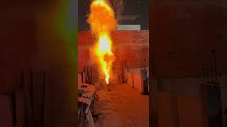 4” crackling comets 👌👌🔥🔥 fireworks thisiswherethefunbegins diwali2024 crackers crackling [upl. by Maillil]