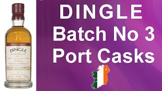 Dingle Batch No 3 Port Casks Irish Whiskey Review 176 from WhiskyJason [upl. by Ocirrej]