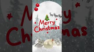 Merry Christmas Animated Greetings  Christmas Animated Wishes christmas [upl. by Ahsercal]