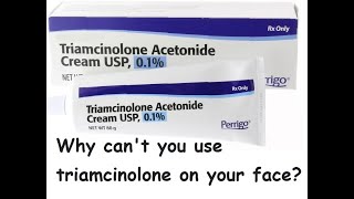 Why cant you use triamcinolone on your face [upl. by Nylrahs]