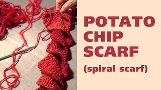 Potato Chip Scarf  Spiral Scarf [upl. by Aihseya]