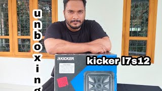 kicker L7S12 unboxing [upl. by Snahc422]