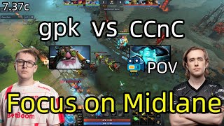 CCnC Storm Spirit VS gpk Sniper  Focus on Midlane  737c [upl. by Nniw468]