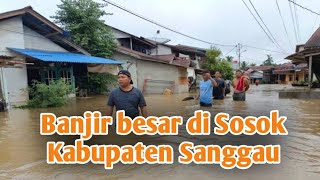 Banjir di Sosok Kabupaten Sanggau Kalbar 2024 [upl. by Nary]