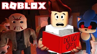 READING SCARY STORIES IN ROBLOX [upl. by Eicram]