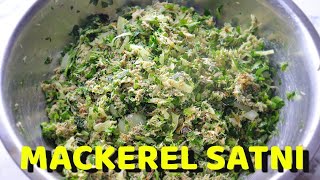 Mackerel satni  Recipe  By chef Ibrahim [upl. by Esac]