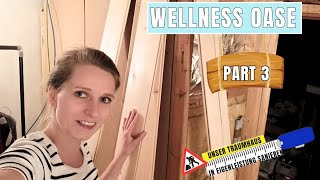 Making of Wellness Oase 🧖🏼‍♀️ Teil 3  Sauna verkleiden mit Holz  DIY ✨ [upl. by Politi]