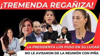 REGAÑIZA A NOROÑA PRESIDENTA EXPL0TA LE CORRIGE LA PLANA A REPORTEROS [upl. by Bastien]