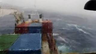 Kirbati ship Mv Moanaraoi Vs a cyclone [upl. by Lorrimer]