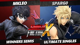 Smash Factor X Top 8  MkLeo Joker Vs Spargo Cloud Smash Ultimate  SSBU [upl. by Jonathan]