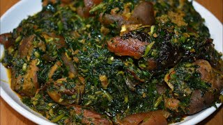 Watch How to make delicious Edikang Ikong Soup [upl. by Alroy]