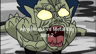 Amai Mask vs Metal Bat part 2 one punch man fan animation [upl. by Nama]