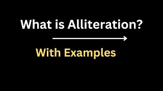 Alliteration  What is Alliteration  Learn English grammar [upl. by Emiaj]