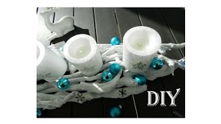 DIY  Adventskranz  advent wreath [upl. by Idelson]