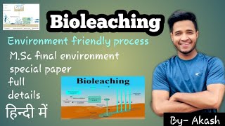 Bioleaching  msc final environment paperspecialUnique life sciences Akash sharma csir net [upl. by Vivia]