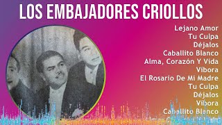 Los Embajadores Criollos 2024 MIX Grandes Exitos  Lejano Amor Tu Culpa Déjalos Caballito Blanco [upl. by Frye]