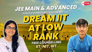 JEE MAINS 2024  JOSSA Counselling IIT NIT IIIT at Low Rank jee2024 jossa2024 jeemains2024 [upl. by Caz]