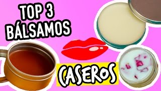 TOP 3 Los Mejores Bálsamos Labiales Caseros y Naturales  Recopilación Cat amp Beauty [upl. by Saunderson]