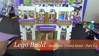 Lego Friends Heartlake Grand Hotel Build Part 4  Set 41101 [upl. by Reckford671]