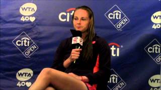 Magdalena Rybarikova 2013 Citi Open WTA Championship Press Conference [upl. by Netaf]