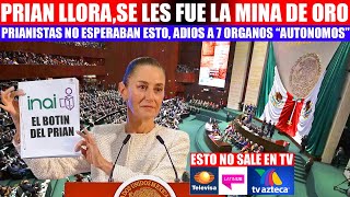 MIRA ¡CLAUDIA EXHIBE ESTO ERA EL BOTIN ESCONDIDO DEL PRIAN SE CUMPLE EL DESEO DE AMLO Y DE MEXICO [upl. by Antipus823]