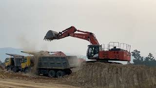 Jcb excavator videos  Bharat Benz tipper  jcb excavator bharatbenzlovers tatahitachi [upl. by Saucy576]