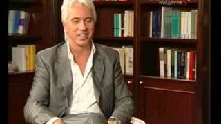 Hvorostovsky  interview in Russian part 1 of 3 [upl. by Aritak533]