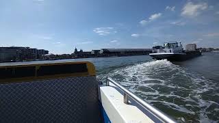 GVB Ferry from IJplein to Central Station Amsterdam GVB Veerboot  Veerpont [upl. by Chadburn]