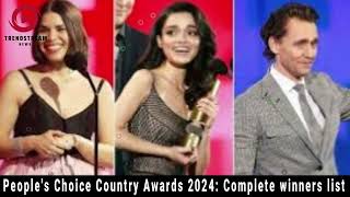 Peoples Choice Country Awards 2024  Winners List amp StarStudded Performances [upl. by Aihsenet343]