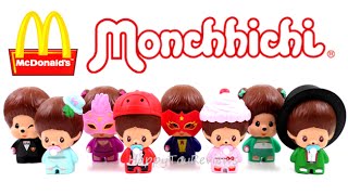 2016 MONCHHICHI McDONALDS SET 8 HAPPY MEAL KIDS TOYS CHINESE LUNAR NEW YEAR OF THE MONKEY REVIEW [upl. by Naamann993]