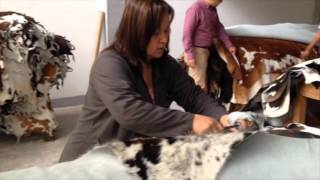 Cowhide rugs production process by Decohides com [upl. by Porty191]