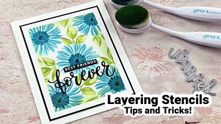 Layering Stencils Tips and Tricks [upl. by Adnala485]