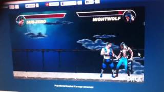 MK Karnage SubZero Fatality READ DESCRIPTION FOR MOVES [upl. by Ewell]