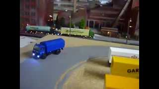 Faller Car System  Mercedes Benz LKW THW mit Plane [upl. by Yetty183]