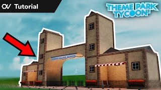 Building a Theme Park WITHOUT GAMEPASSES in Theme Park Tycoon 2  1 [upl. by Acirema]