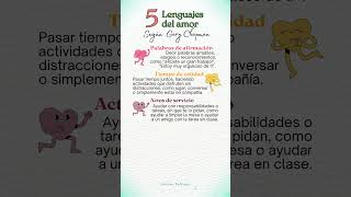 5 LENGUAJES DEL AMOR 💕 [upl. by Cohl]