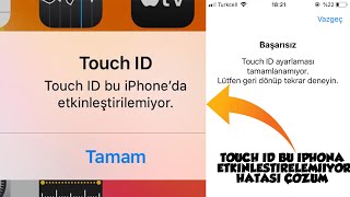 İPHONE TOUCH ID AYARLANAMIYOR HATASI ÇÖZÜMÜ [upl. by Llednov]