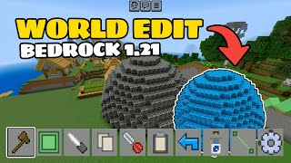 World Edit 090 Minecraft Bedrock Android iOS [upl. by Malia]