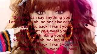 want you back cher lloyd lyrics clean [upl. by Bouton]