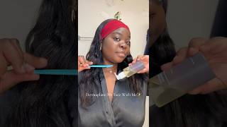 Dermaplaning my faceskincare dermaplane youtubeshorts [upl. by Shirlee564]